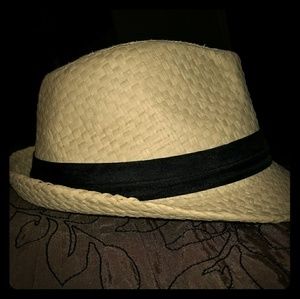 Women's Straw Fedora Hat